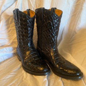 Women's Alligator Skin Villa Boots